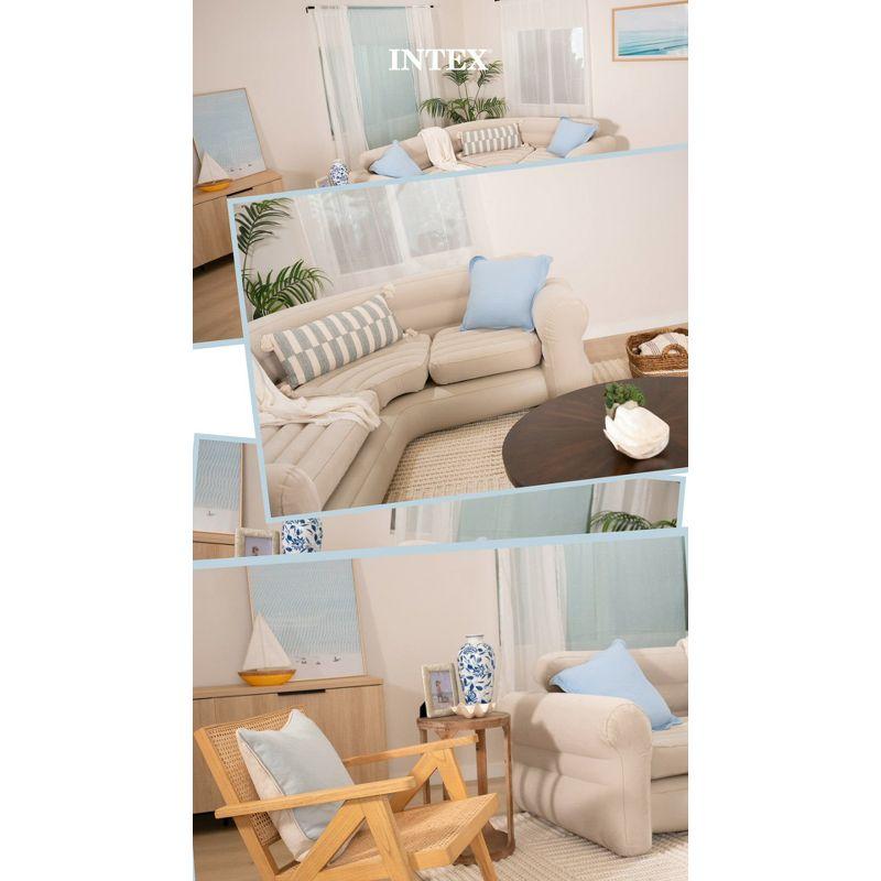 Intex 101" Wide Right Hand Facing Corner Inflatable Sectional Sofa