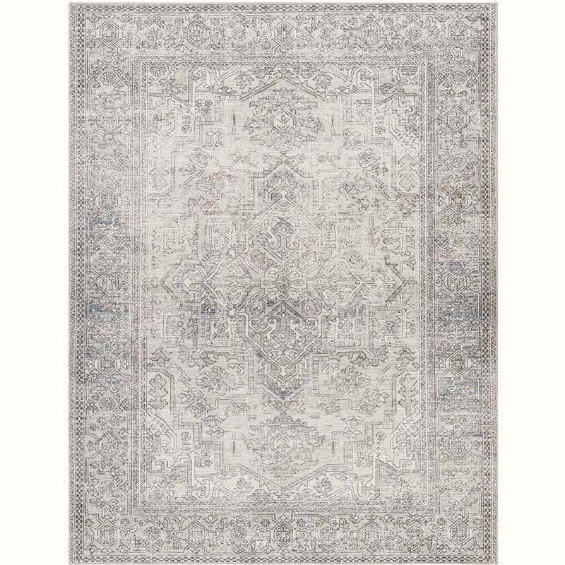Livabliss Margot 5'3"x7' Rectangle Woven Indoor Area Rugs Navy/Cream