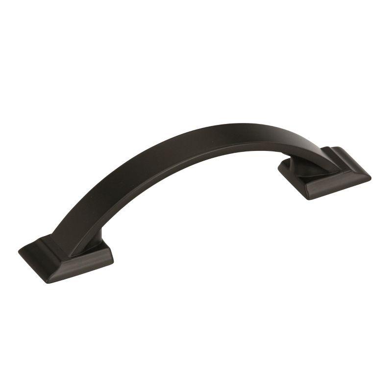 Amerock Candler 3 inch (76mm) Center-to-Center Black Bronze Cabinet Pull