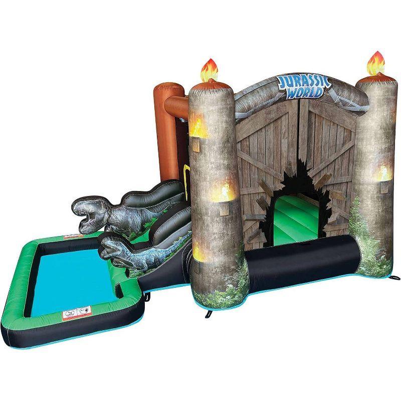 Jurassic World Inflatable Bounce House with Water Slide and Pool