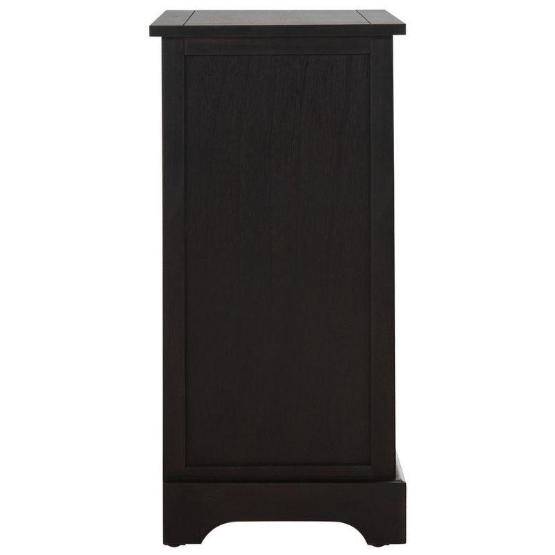 Carrie Side Storage Side Table - AMH5700F - Brown - Safavieh Couture