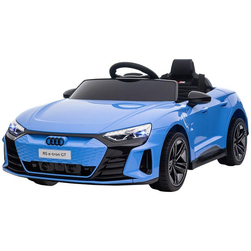Aosom Kids Ride on Car with Remote Control, 12V 3.1 MPH Electric Car for Kids,  Battery Powered Ride-on Toy for 37-60 Months Boys and Girls, Blue