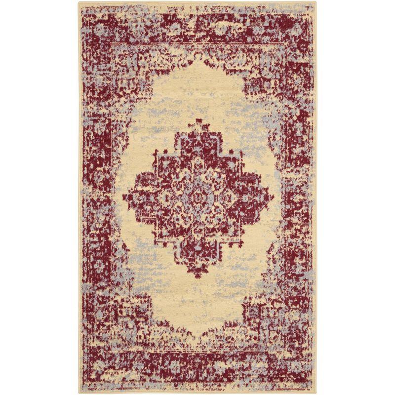 Nourison Grafix Center Medallion Area Rug