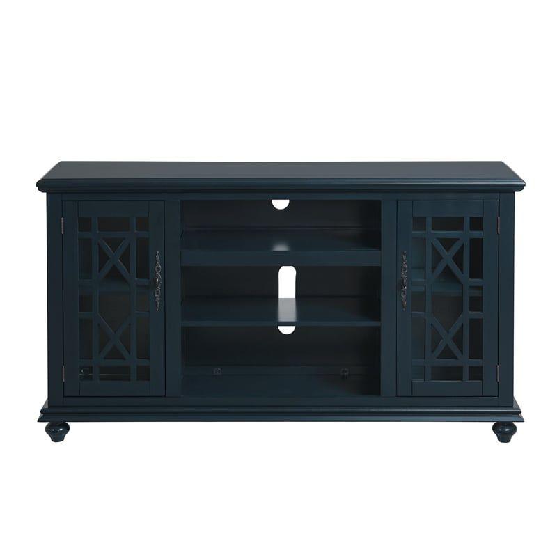 Martin Svensson Home Elegant 2 Door Catalina Blue 63" TV Stand