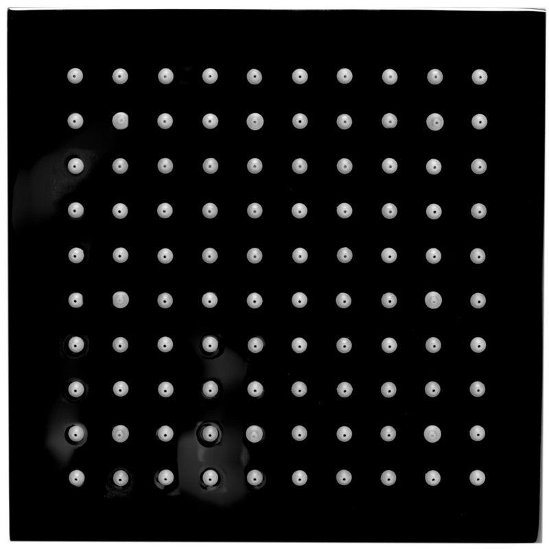 Alfi Brand Rain Fixed Shower Head 1.8 GPM GPM with Temperature-based LED LED8S-BN