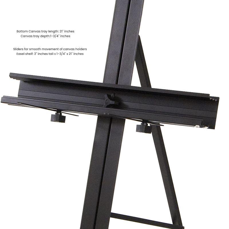 SoHo Urban Artist Black Aluminum Studio Easel