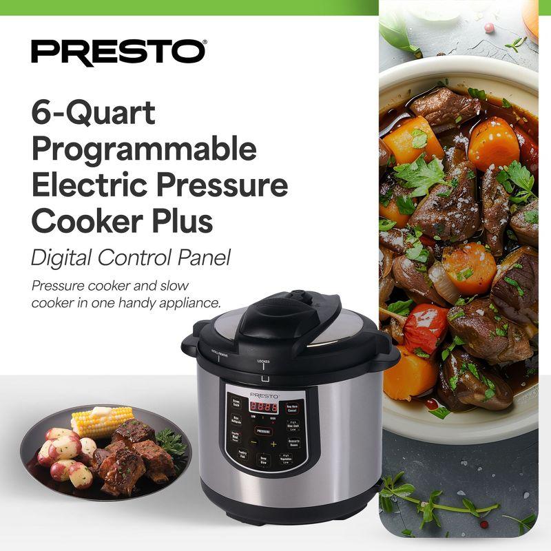 Presto Presto 6 Qt Electric Pressure Cooker Plus - 02141