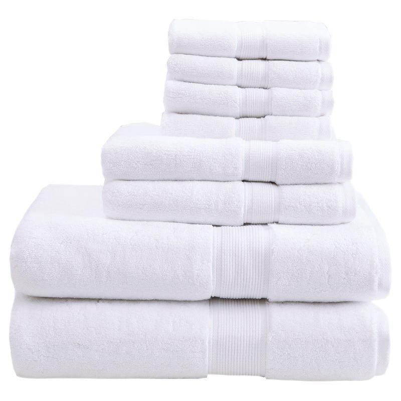 8pc Cotton Bath Towel Set