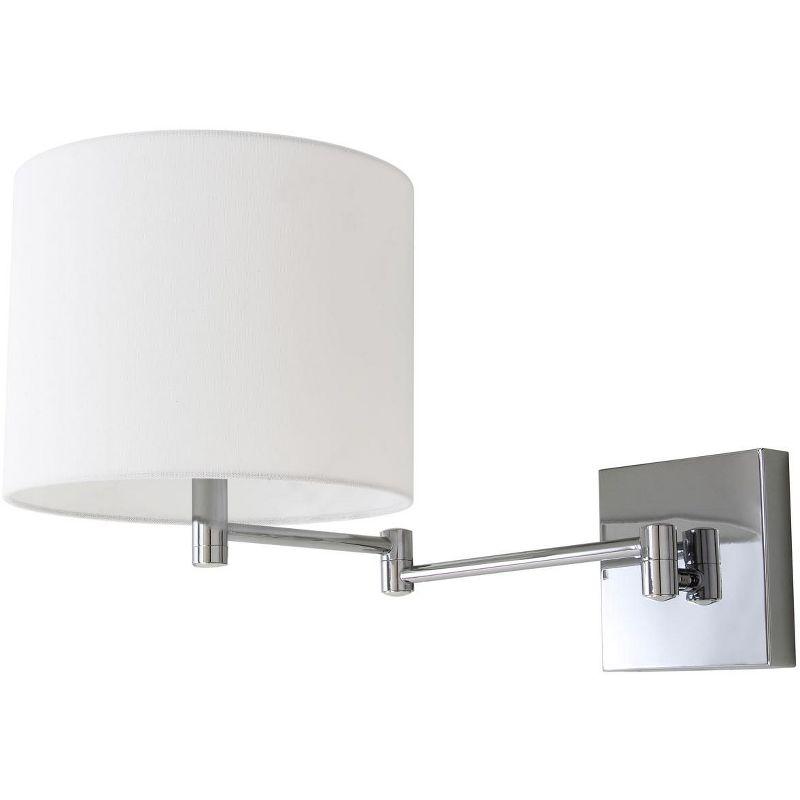 Lillian Chrome Polished Transitional Wall Sconce Set of 2