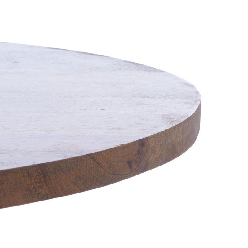 Whent Round Accent Table - ACC6500C - Natural/Golden Brown - Safavieh