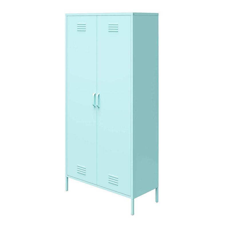 Cache 2 Door Tall Metal Locker Style Storage Cabinet