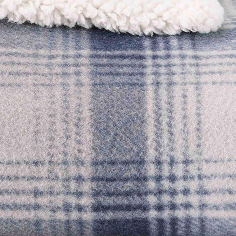 Eddie Bauer Eddie Bauer Printed Plush Fleece/Sherpa Oversized Throw Blanket