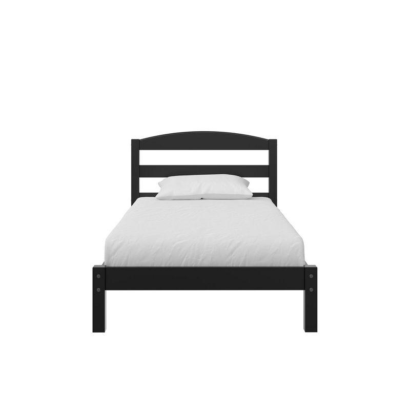 DHP Braylon Twin Size Wooden Bed Frame, Black