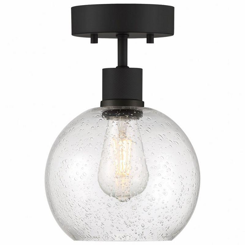 Access Lighting Port Nine 1 - Light Flush Mount in  Matte Black