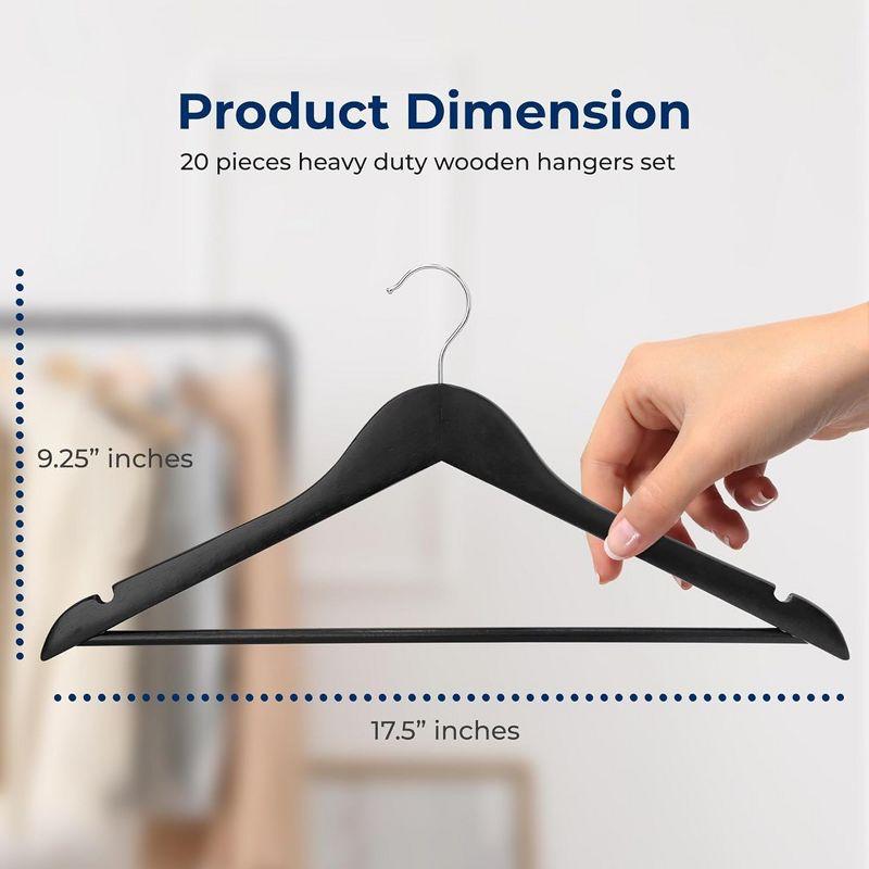 SereneLife Non-Slip Standard Hanger