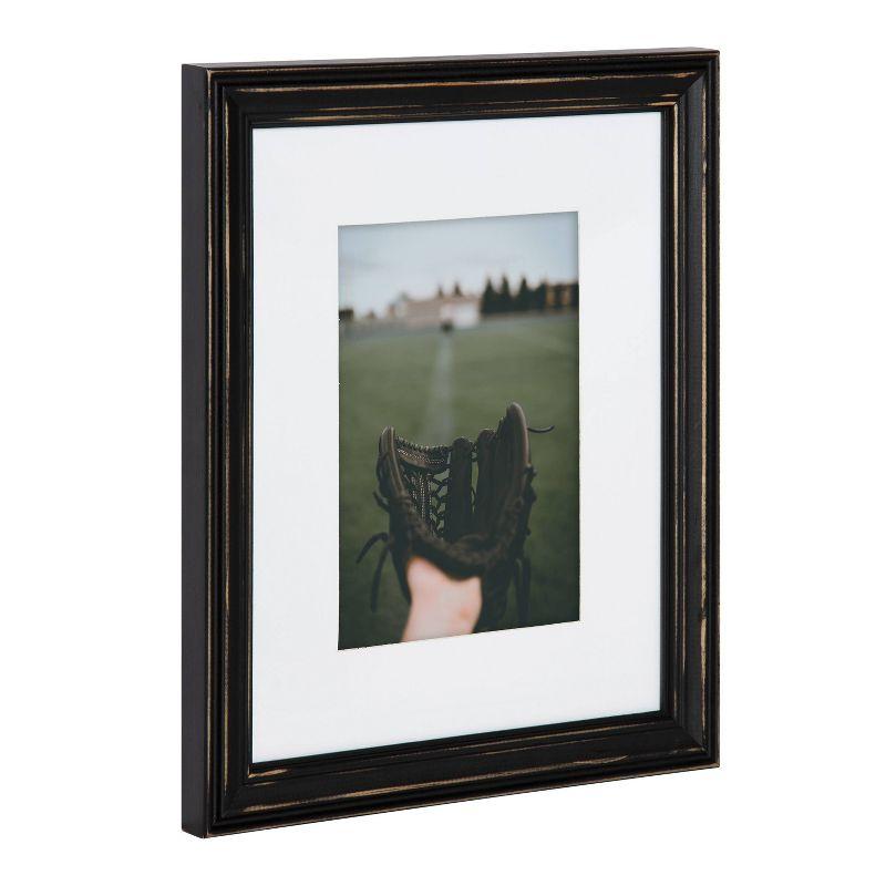 6pc Bordeaux Frame Box Set Black - Kate & Laurel All Things Decor: Wall Display, Sawtooth Hanger, Wood Material