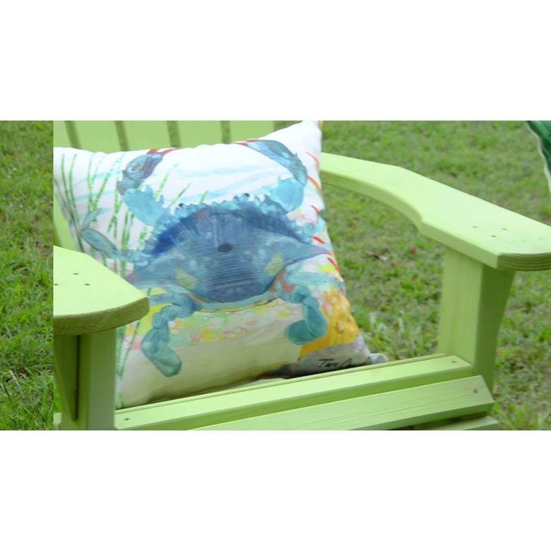 C&F Home 18" x 18" Sitting Bunny Easter Spring Themed Indoor/Outdoor Accent Throw Pillow