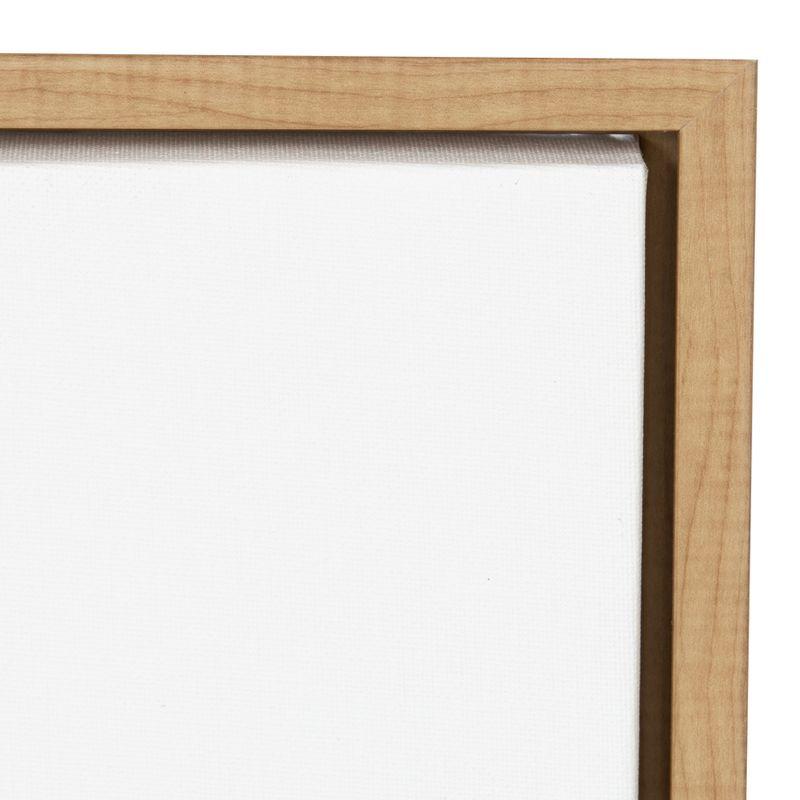18" x 24" Sylvie Bear Framed Canvas by Simon Te Tai Natural - Kate and Laurel