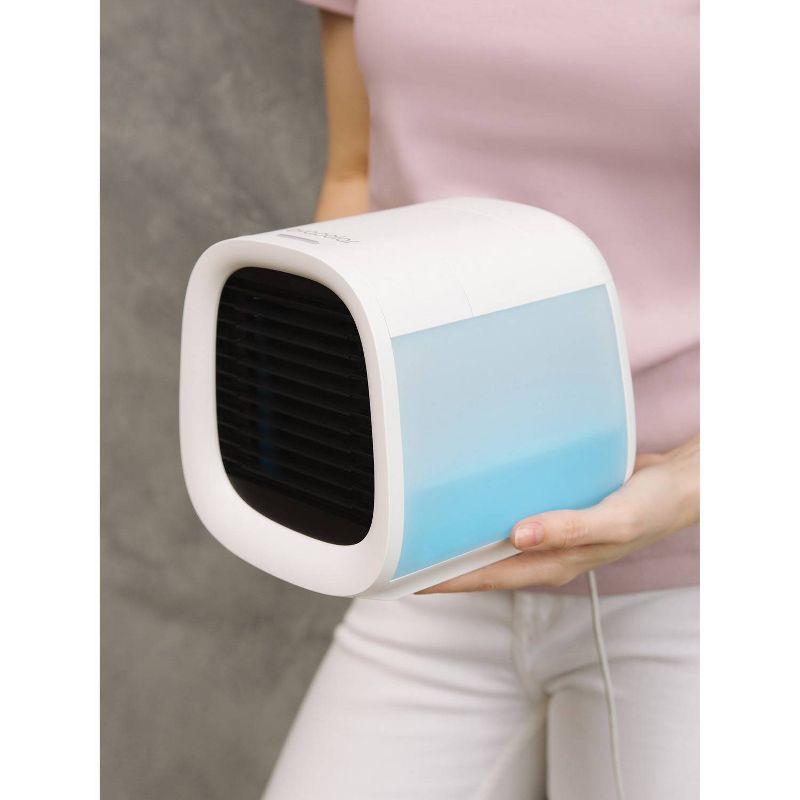 Evapolar evaCHILL Personal Air Cooler White: USB Chargeable, Digital Temperature Control, Portable Fan with 4 Speeds