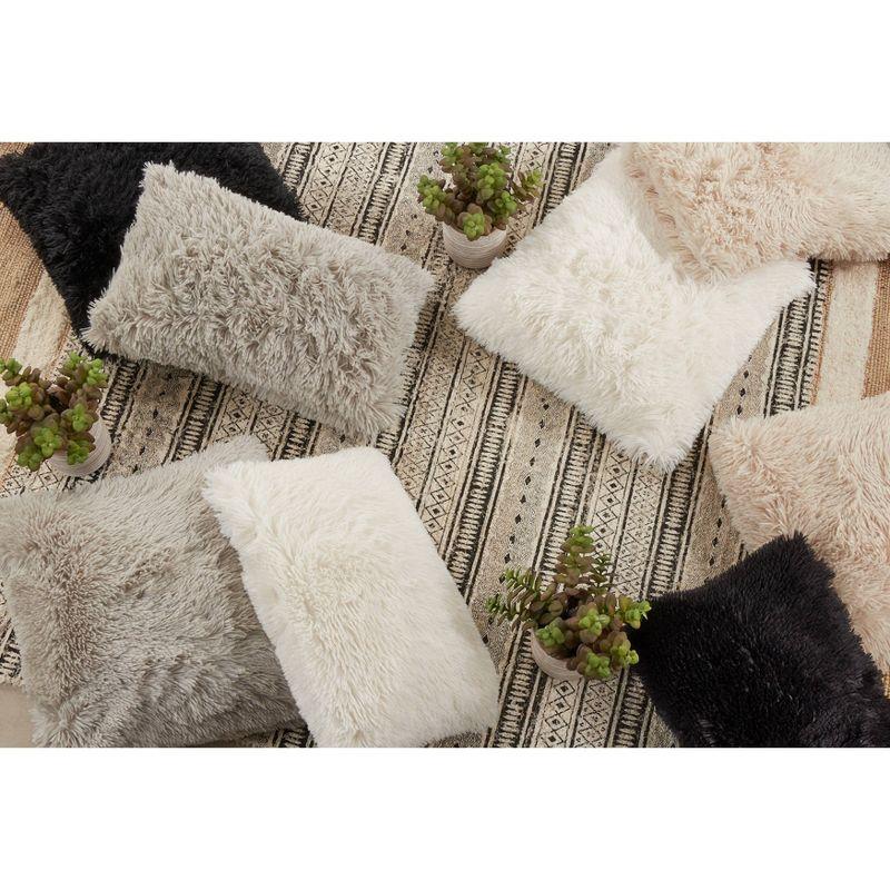 Juneau Faux Fur Throw Pillow