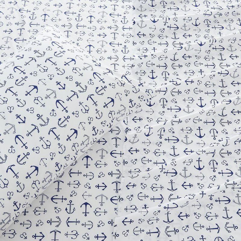 FreshFolds Ultra Soft Coastal Printed Microfiber Sheet Set