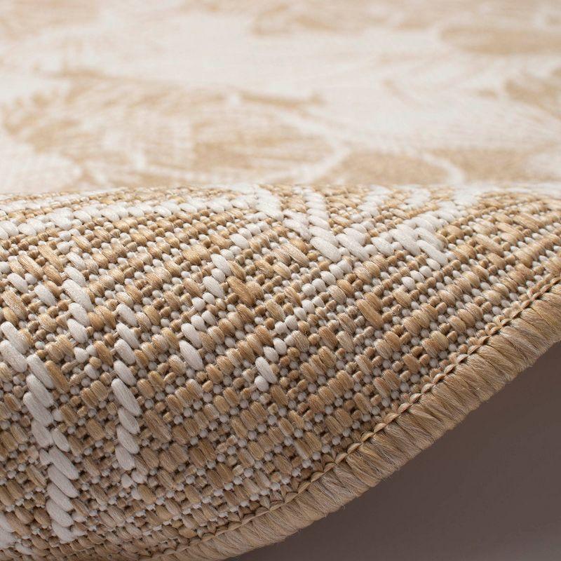 Liora Manne Carmel Botanical Indoor/Outdoor Rug Sand 7'10" x 9'10"