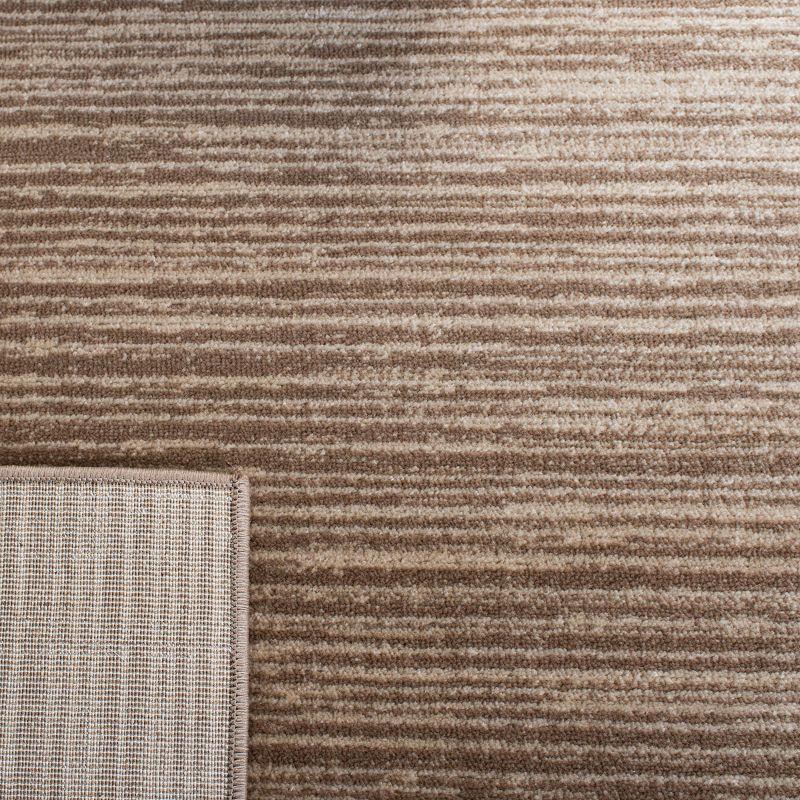 Elysian Light Brown Synthetic 2'2" x 8' Soft Texture Runner Rug