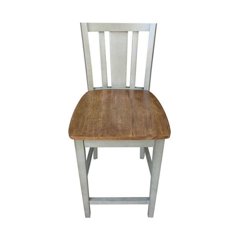 International Concepts 24" San Remo Counter Height Barstool Natural