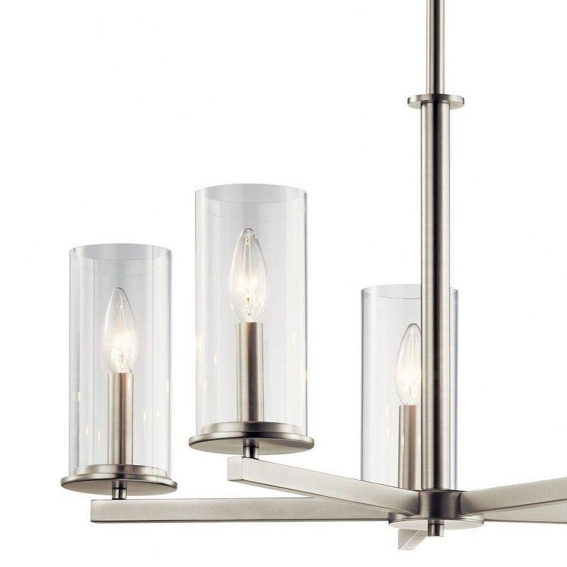 Kichler Lighting Crosby 5 - Light Chandelier in  Brushed Nickel