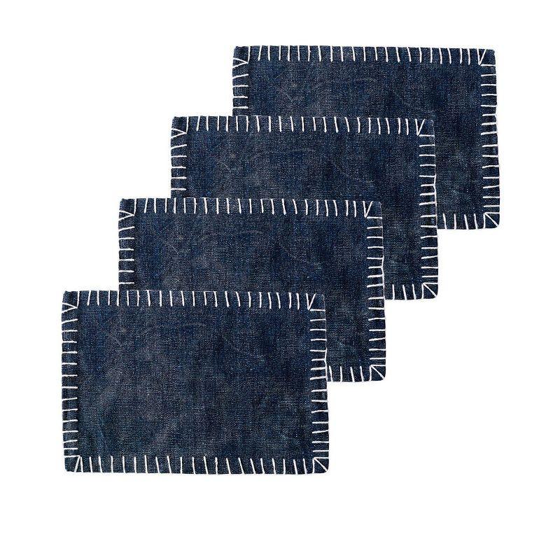 Dakota Fields Seabridge Carter Cotton Placemat Set 4