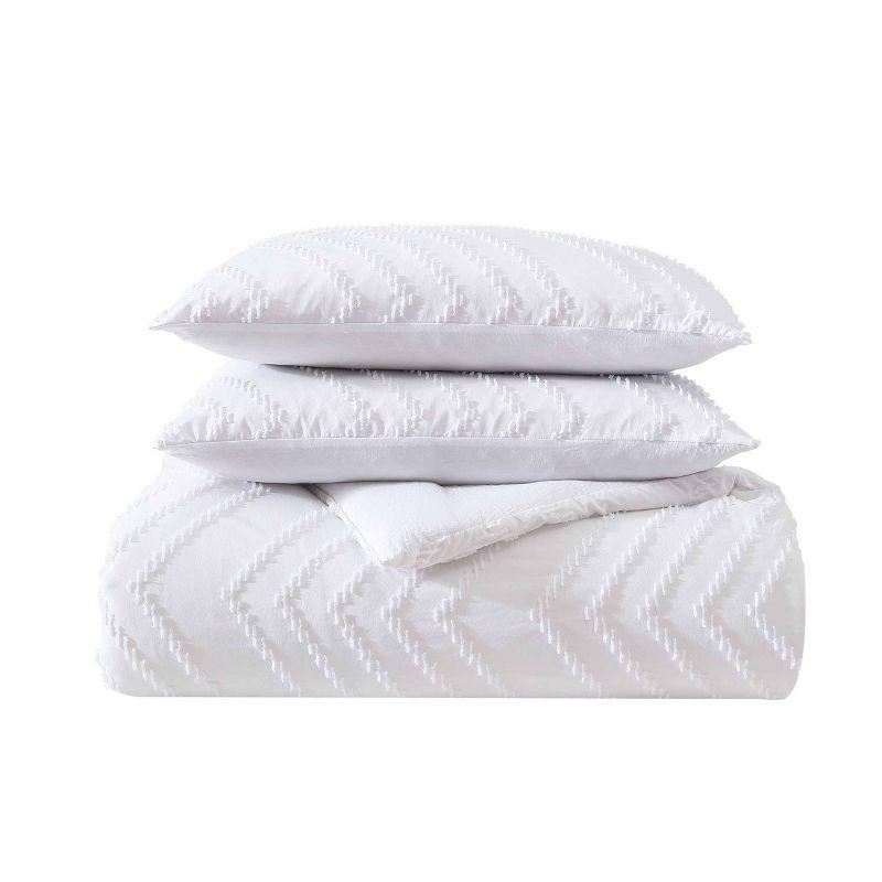 Wrangler Prarie Zig Zag White Reversible Comforter Bonus Set