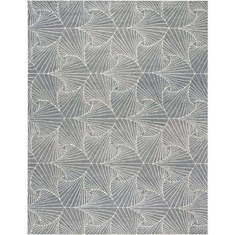 Micro-Loop MLP174 Hand Tufted Area Rug - Grey/Ivory - 8'x10' - Safavieh.