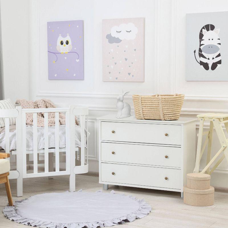 Gracie Oaks Creekwood Home 10.43" Glowing Ceramic Bunny Rabbit Light, For Home Décor, Nightstand, End Table, Entryway, Bookshelf, Kid's Room, White