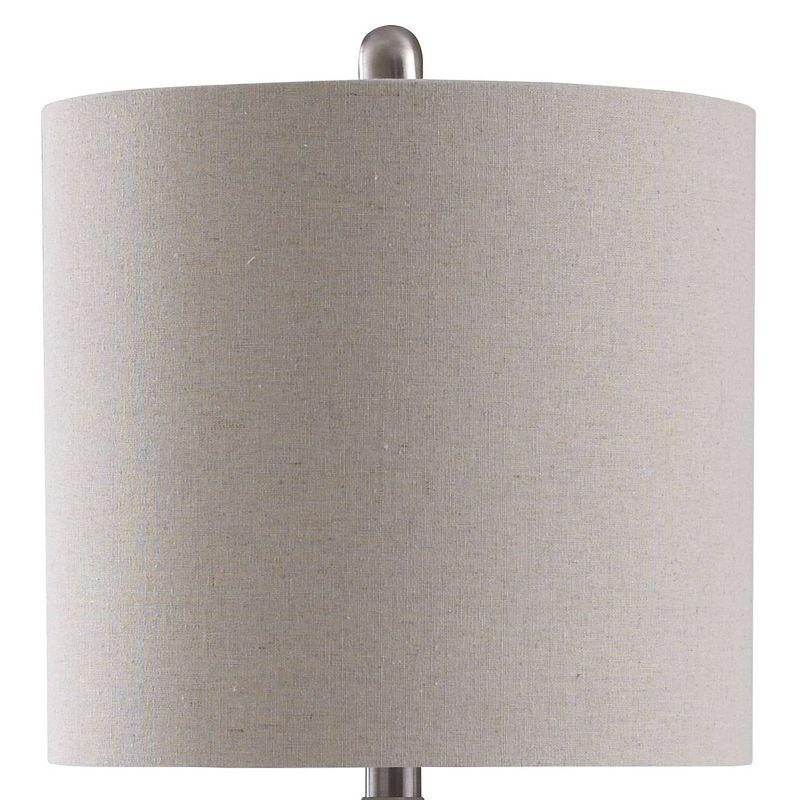 Aaron Table Lamp Gray Wash - StyleCraft