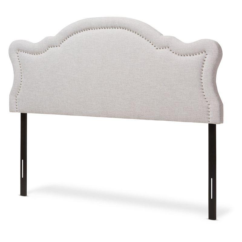 Queen Avery Modern and Contemporary Fabric Headboard Gray - Baxton Studio