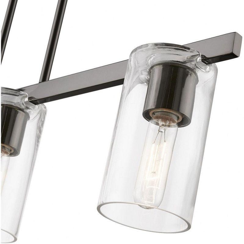 Livex Lighting Clarion 3 - Light Chandelier in  Black Chrome