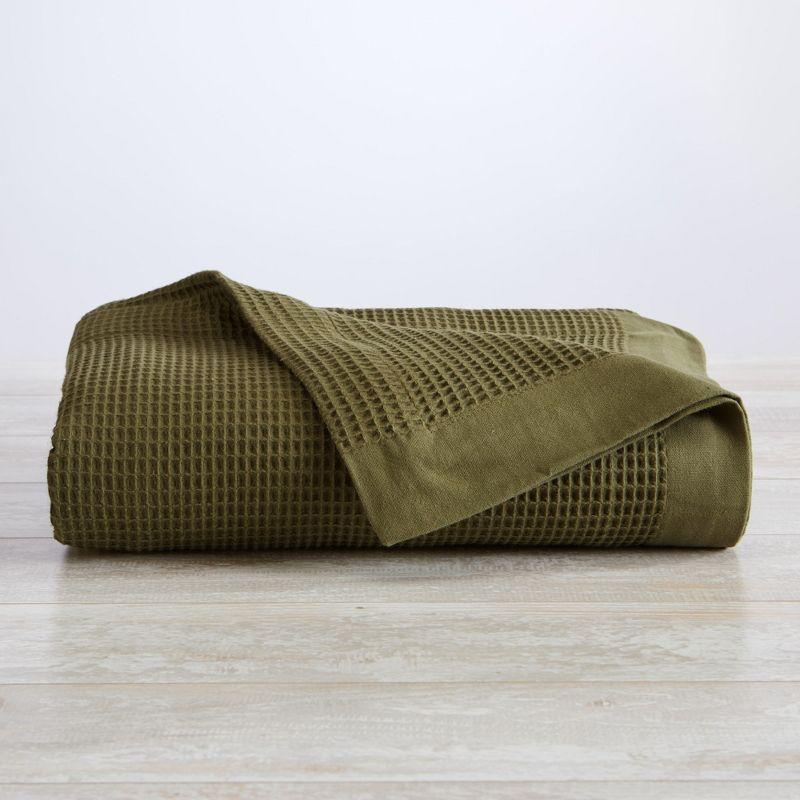 100% Cotton Lightweight Waffle Weave Summer Blanket