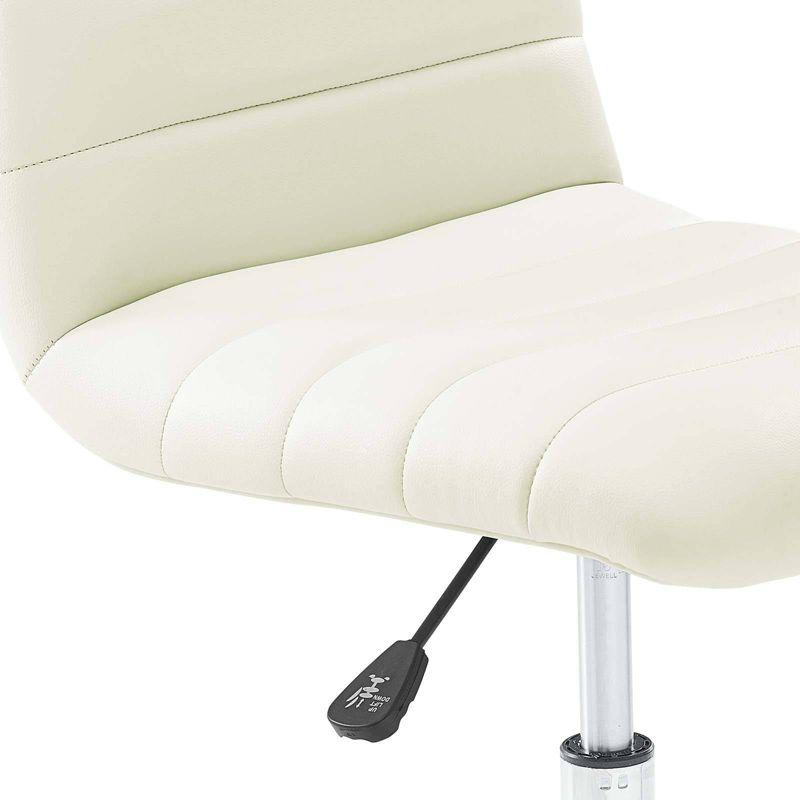 Modway Modway Ripple Armless Mid Back Vinyl Office Chair
