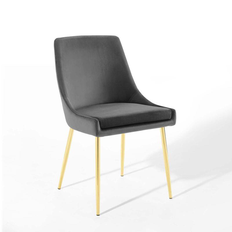 Modway Viscount Performance Velvet Dining Chairs - Set of 2
