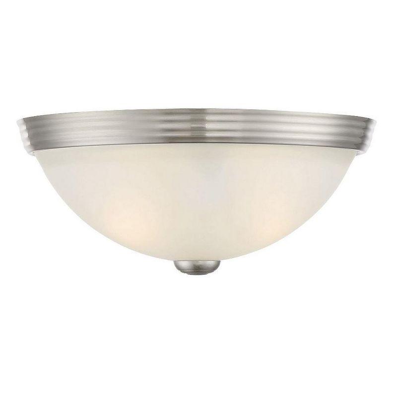 Savoy House NULL 2 - Light Flush Mount in  Satin Nickel