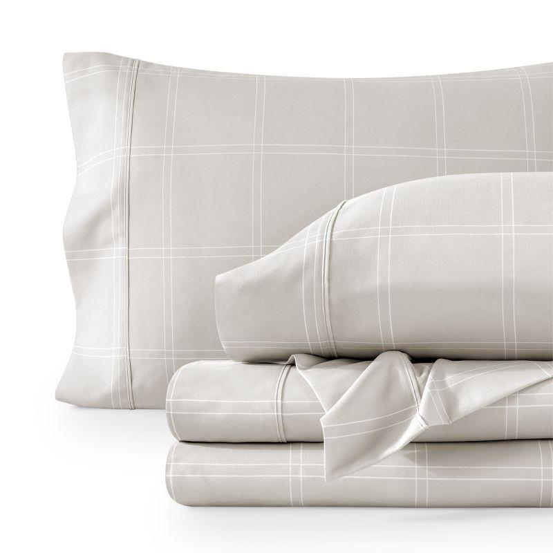 Bare Home Microfiber Geometric Sheet Set