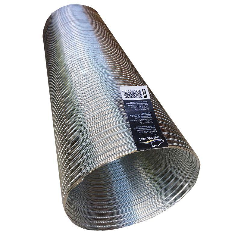 Builder's Best® Semi-Rigid Aluminum Duct, 8 Ft. (10 In. Diameter) in Silver