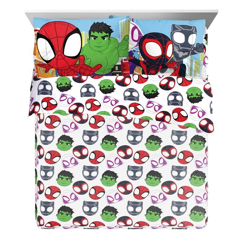 Sunny Side Up Spidey & His Amazing Friends Twin Sheet Set