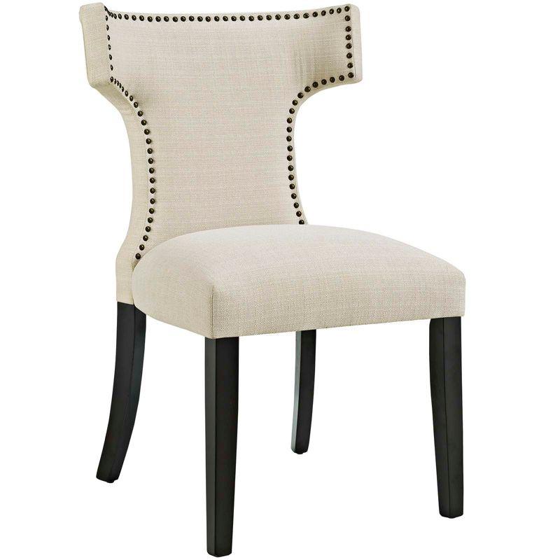 Set of 2 Curve Dining Side Chair Fabric - Modway