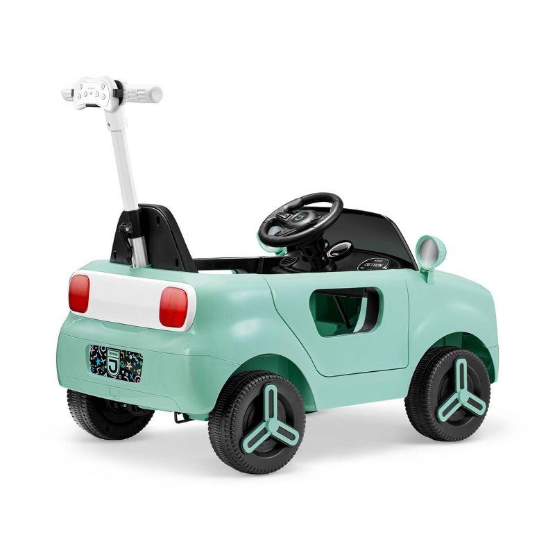 Jetson Mako Electric Motor Assist Ride-On Push Car - Green: Remote Control, Charger Included