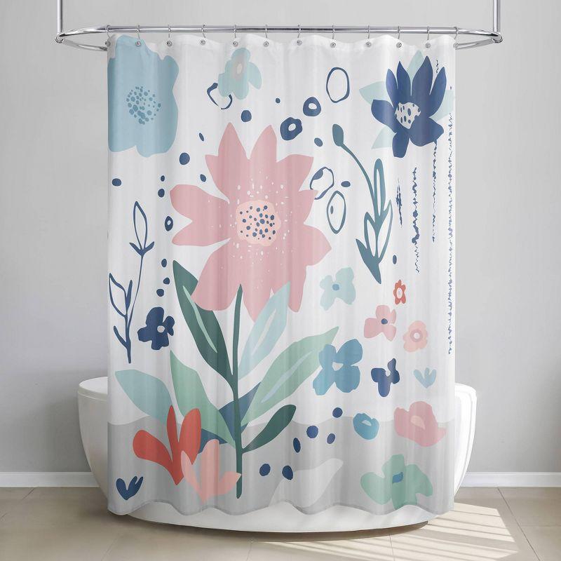 Summer Flower Kids' Shower Curtain - Allure Home Creations