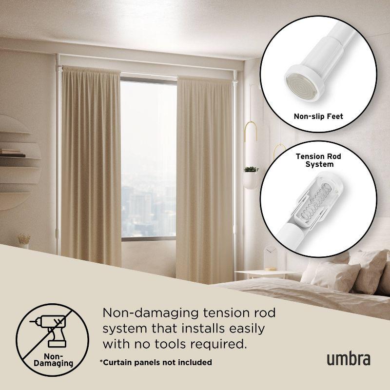 36"-66" Umbra Anywhere Curtain Rod