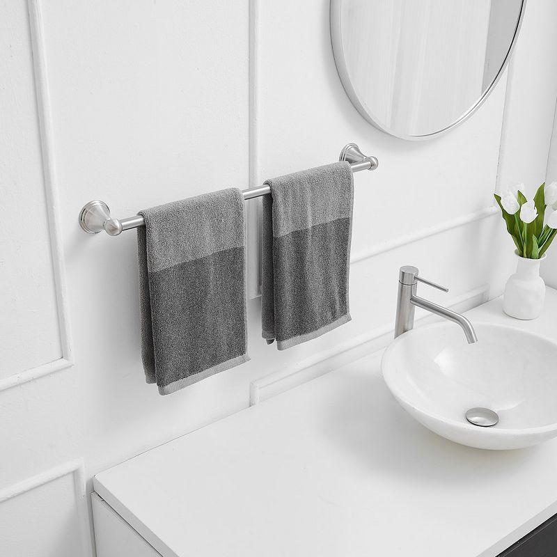 BWE Traditional Wall Mounted Bathroom Accessories Towel Bar Space Saving and Easy to Install