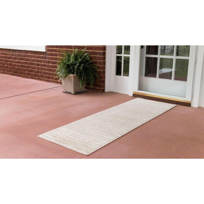 Sabrina Soto 2' 0 x 8' 0 Indoor Outdoor Beige Area Rug