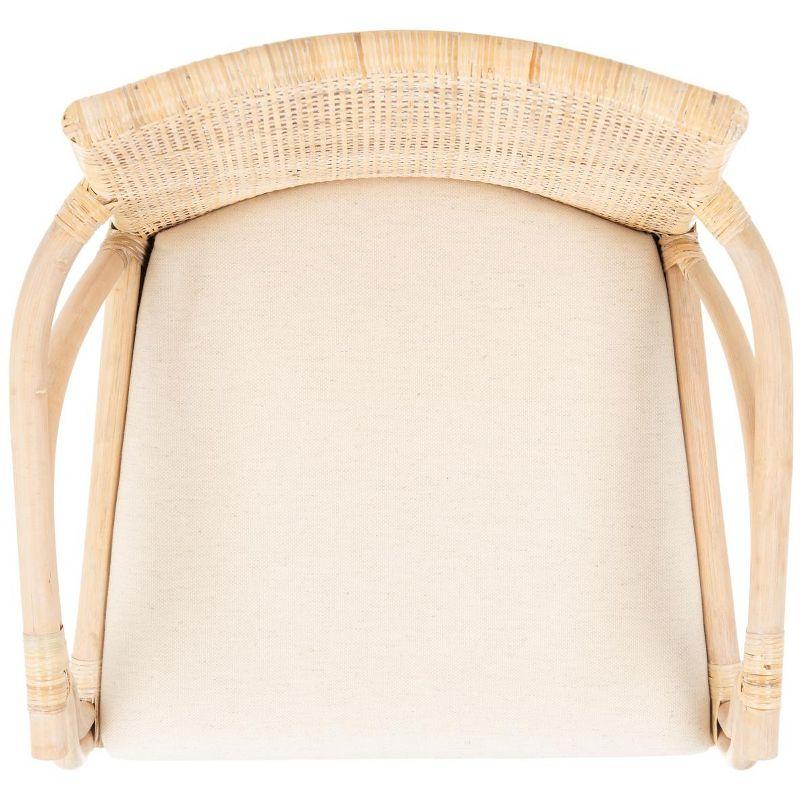 Gianni Arm Chair - SEA4011 - Natural/White Washed - Safavieh
